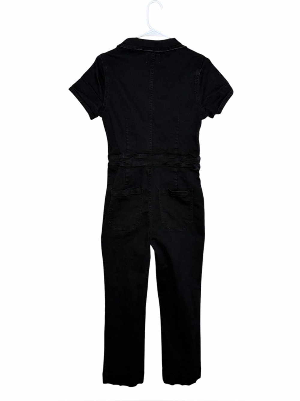 Show Me Your Mumu Black Emery Jumpsuit in Pitch Black Size Large Straight Leg - Picture 5 of 12
